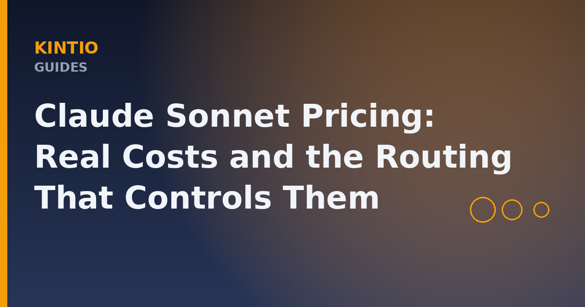 Claude Sonnet Pricing: Real Costs and the Routing That Controls Them