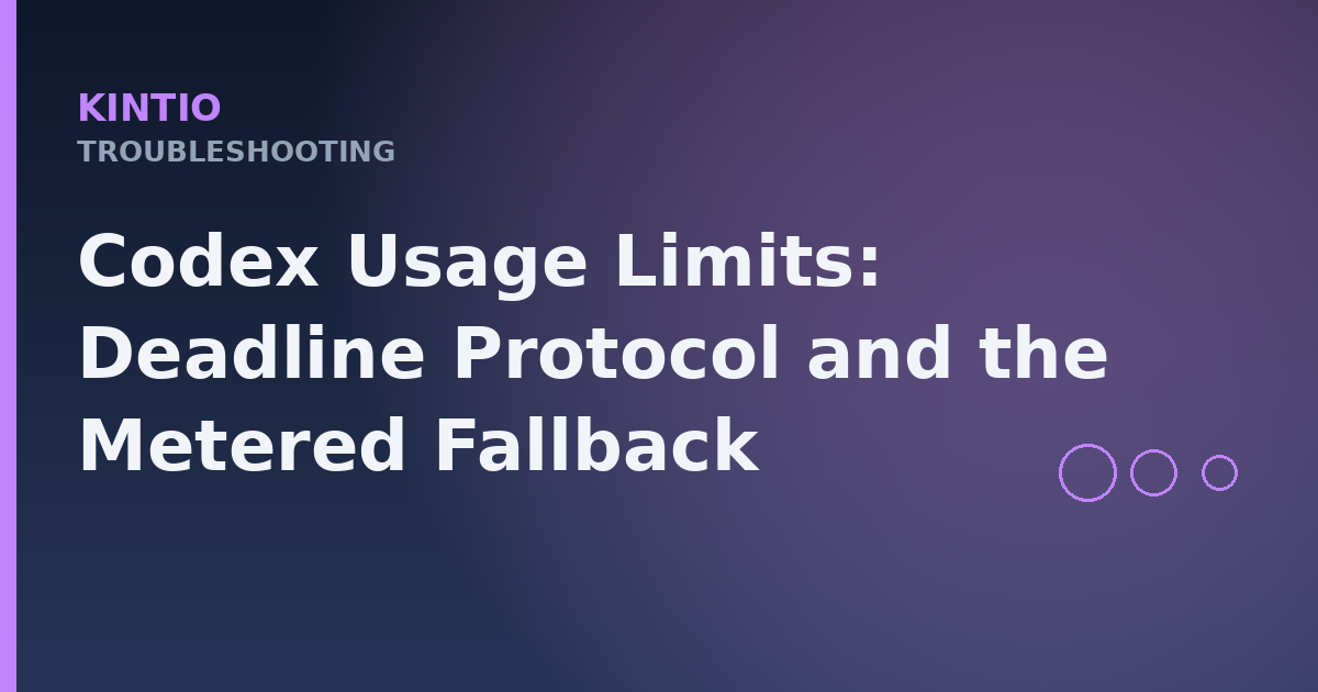 Codex Usage Limits: Check Reset Times, Credits and API Errors